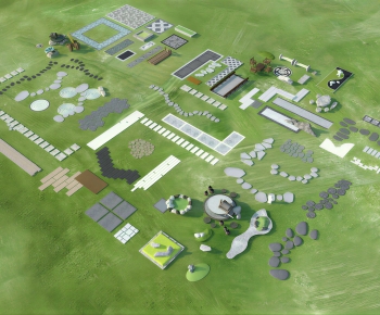 Modern Garden-ID:400974041