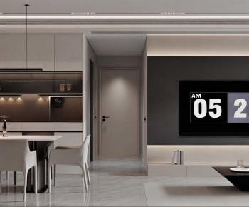 Modern A Living Room-ID:753340014