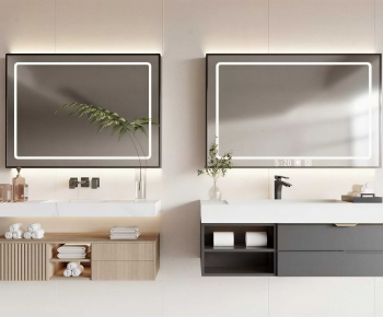Modern Bathroom Cabinet-ID:257524015