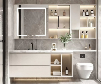 Modern Bathroom Cabinet-ID:333249098