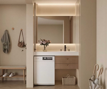 Modern Bathroom Cabinet-ID:614829065