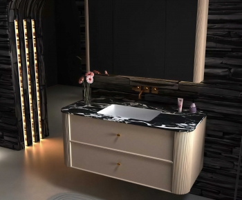 Modern Bathroom Cabinet-ID:369378097