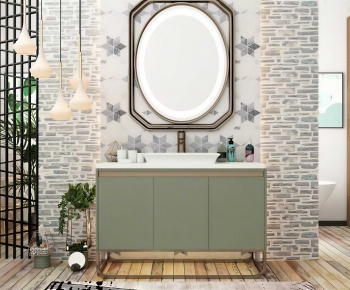 Modern Bathroom Cabinet-ID:406749266