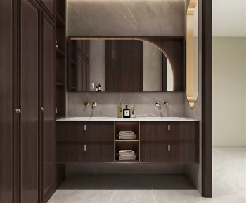 Modern Bathroom Cabinet-ID:415808923