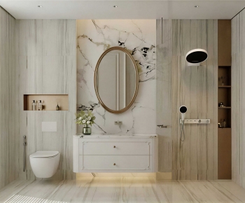 French Style Bathroom Cabinet-ID:164309982