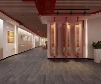 New Chinese Style Exhibition Hall-ID:259963996