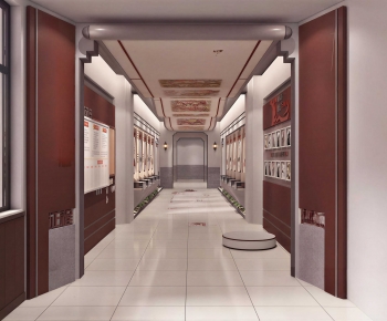 New Chinese Style Exhibition Hall-ID:972569949