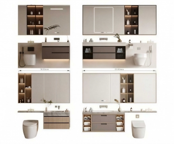 Modern Bathroom Cabinet-ID:450854065