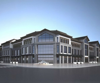 New Chinese Style Appearance Of Commercial Building-ID:656267886