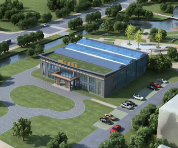 Modern Public Building-ID:810699942