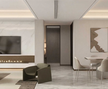 Modern A Living Room-ID:287308938