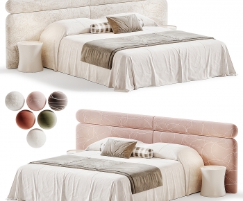 Modern Double Bed-ID:405627977