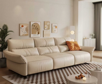 Modern Three-seat Sofa-ID:379134891