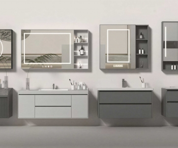 Modern Bathroom Cabinet-ID:299045098