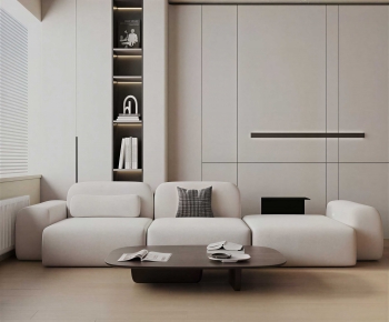 Modern Three-seat Sofa-ID:757982022
