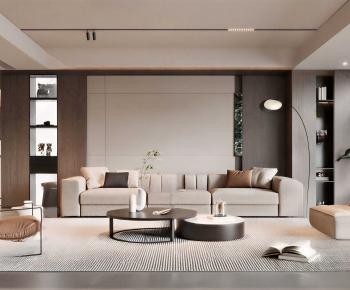 Modern A Living Room-ID:713629017