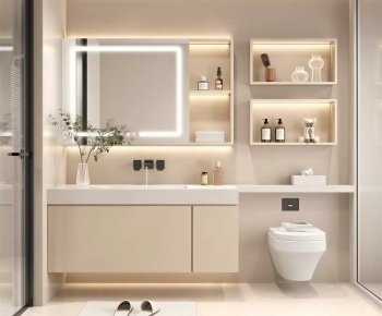 Modern Bathroom Cabinet-ID:737513072