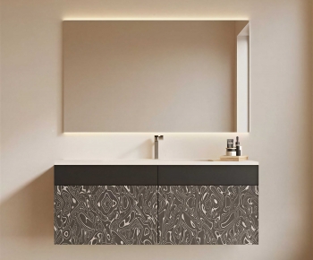 Modern Bathroom Cabinet-ID:711556912