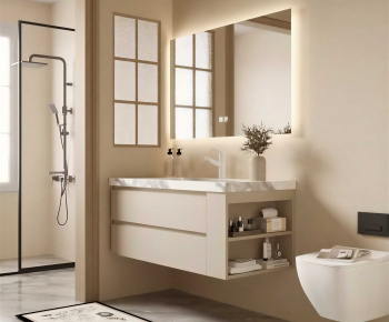 Modern Bathroom Cabinet-ID:198566915