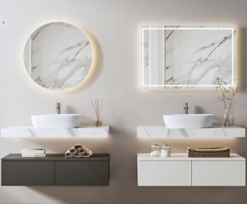 Modern Bathroom Cabinet-ID:163084036