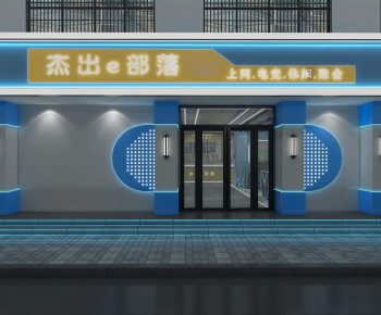 Modern Facade Element-ID:328746081