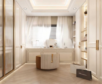 Modern Clothes Storage Area-ID:625720985