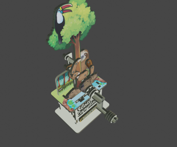 Modern Cartoon House-ID:771173006