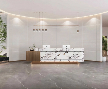 Modern Office Reception Desk-ID:292136916