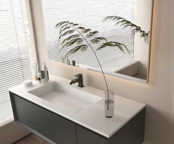 Modern Bathroom Cabinet-ID:504681112