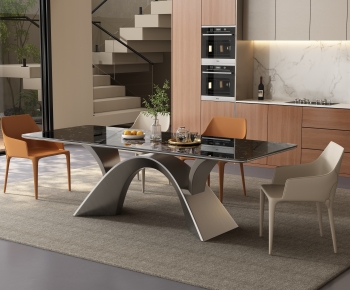 Modern Dining Table And Chairs-ID:411890984