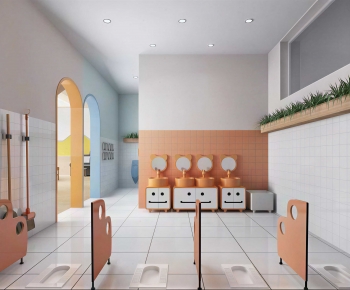 Modern Children's Restroom-ID:439879895