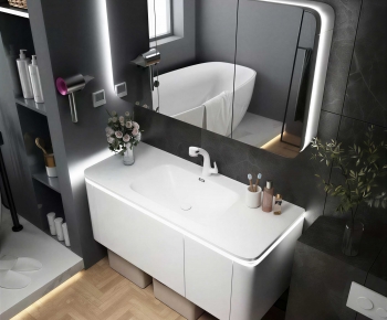 Modern Bathroom Cabinet-ID:719974995