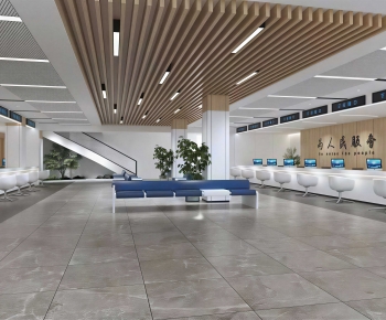 Modern Office Reception Desk-ID:361368895