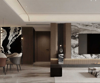 Modern A Living Room-ID:738379963