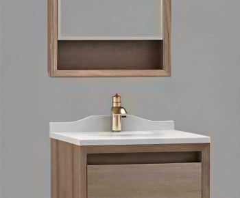 Modern Bathroom Cabinet-ID:437144992