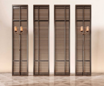 Modern Wooden Screen Partition-ID:499280933