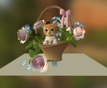 Modern Flower Arrangement-ID:384628068