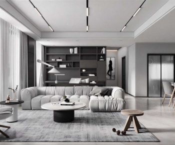 Modern A Living Room-ID:379759078