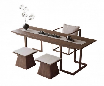 New Chinese Style Tea Tables And Chairs-ID:739151955