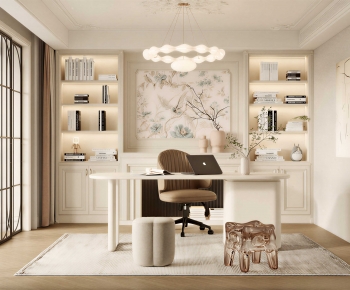 French Style Study Space-ID:929543977