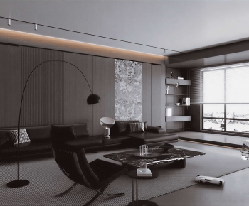 Modern A Living Room-ID:289182905