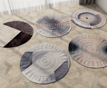 Modern Circular Carpet-ID:653003933