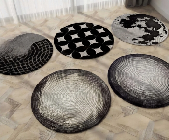 Modern Circular Carpet-ID:967086086