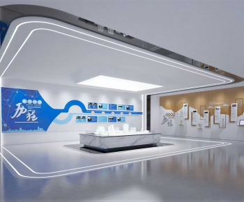 Modern Exhibition Hall-ID:440599928