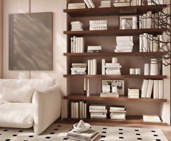 Wabi-sabi Style Bookshelf-ID:583405978