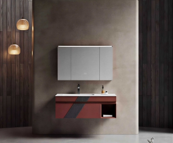 Modern Bathroom Cabinet-ID:126702079