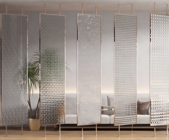 Modern Glass Screen Partition-ID:359571031