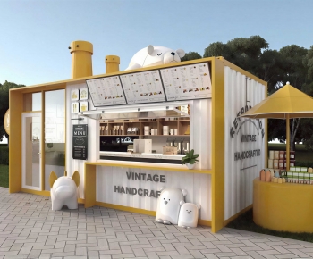 Modern Building Appearance-ID:128578905