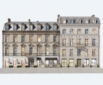 Simple European Style Building Appearance-ID:282428987