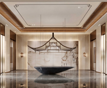 New Chinese Style Lobby Hall-ID:583210052